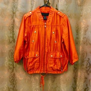 Apostrophe Orange Windbreaker